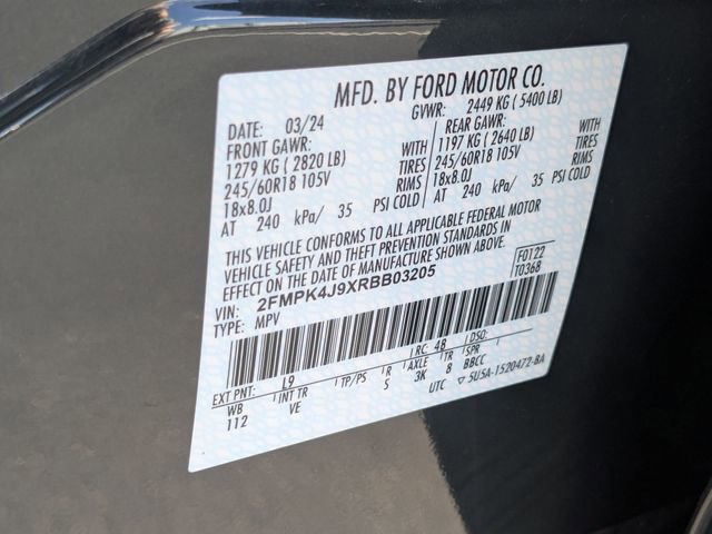 Certified 2024 Ford Edge SEL w/ Convenience Package AWD/4WD image 23