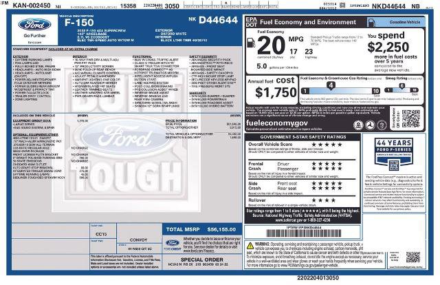 Certified 2022 Ford F150 Lariat w/ Equipment Group 501A Mid AWD/4WD image 3