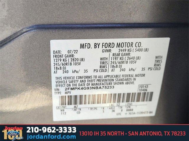 Certified 2022 Ford Edge SE image 33