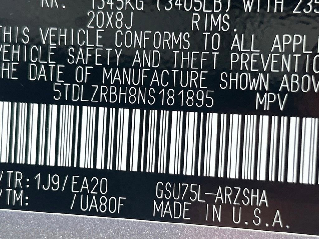 Used 2022 Toyota Highlander XSE image 50