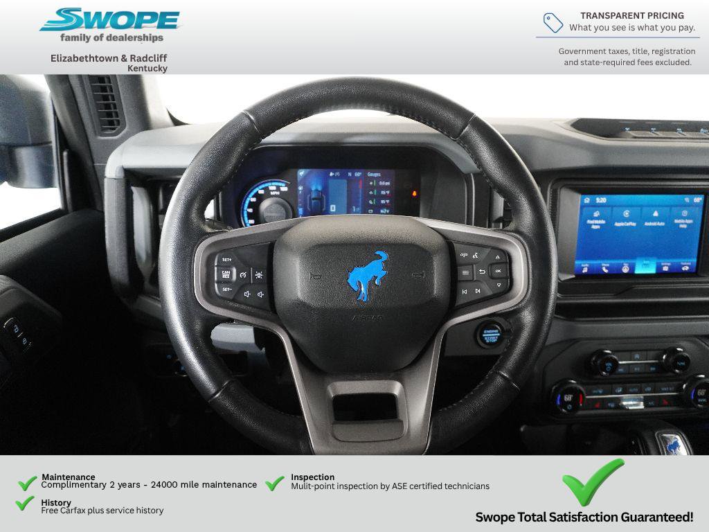 Certified 2023 Ford Bronco Black Diamond w/ Sasquatch Package AWD/4WD image 15