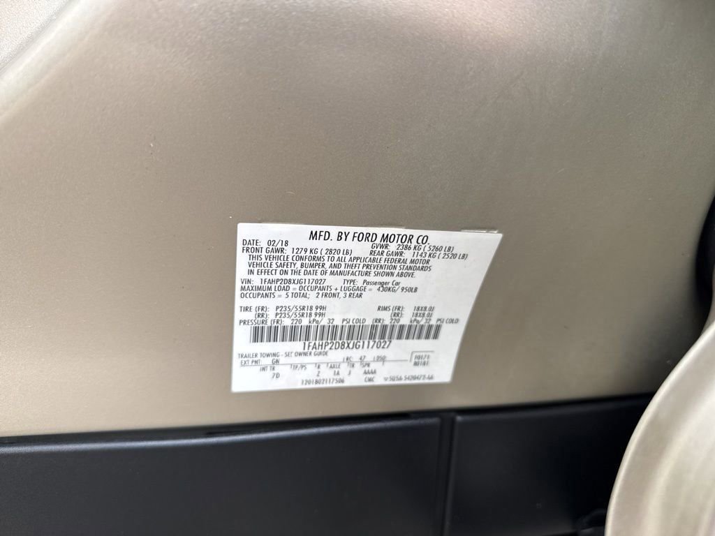 Certified 2018 Ford Taurus SE image 50