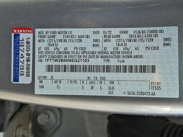Certified 2022 Ford F250 XL w/ STX Appearance Package AWD/4WD image 26