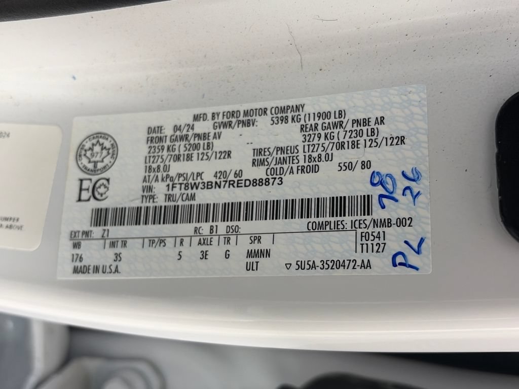 Certified 2024 Ford F350 XLT AWD/4WD image 9