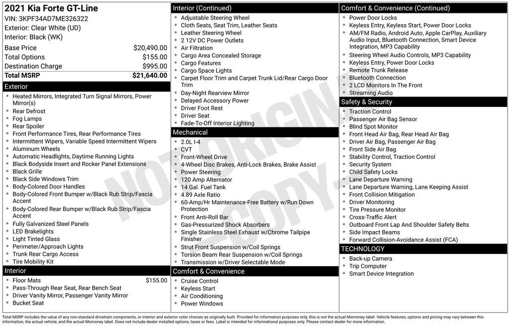Used 2021 Kia Forte GT-Line image 11