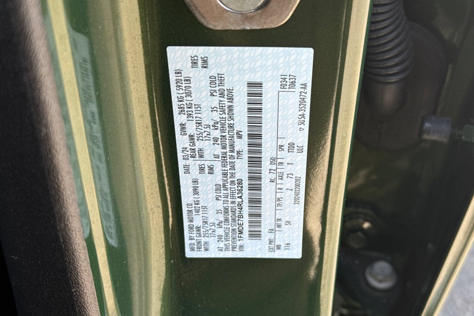 Certified 2024 Ford Bronco Big Bend AWD/4WD image 29