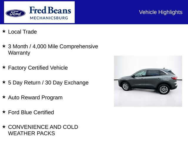 Certified 2022 Ford Escape SE w/ Convenience Package AWD/4WD image 7