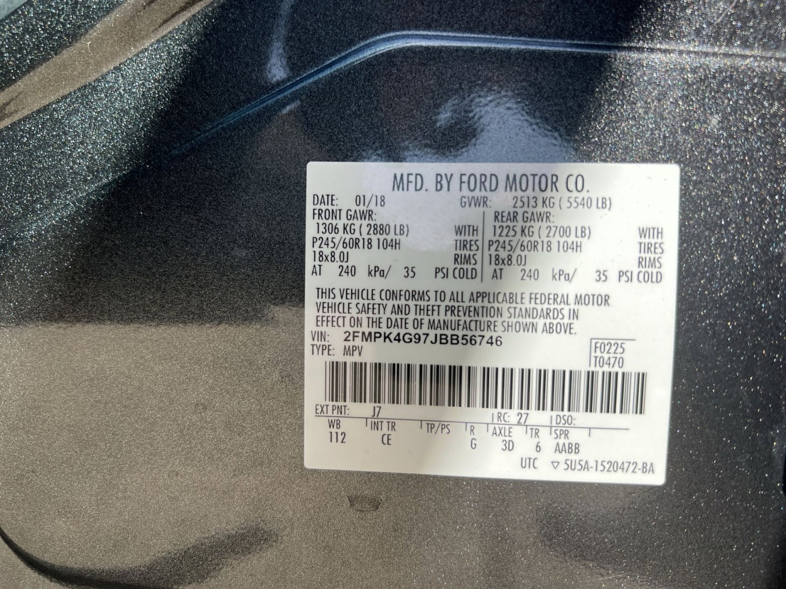 Certified 2018 Ford Edge SE AWD/4WD image 35