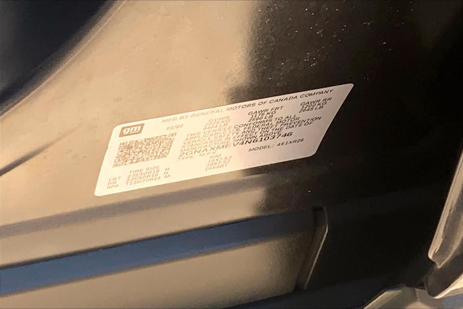 Used 2022 Chevrolet Equinox RS w/ RS Leather Package FWD image 37