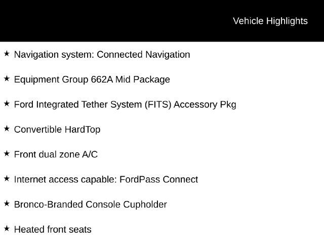 Certified 2025 Ford Bronco Heritage Edition AWD/4WD image 12
