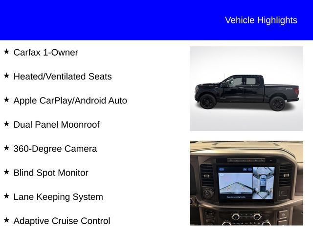 Certified 2024 Ford F150 Platinum w/ Equipment Group 702A High AWD/4WD image 3