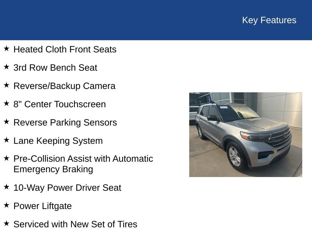Certified 2022 Ford Explorer XLT RWD image 36