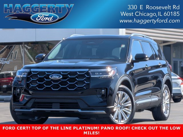 Certified 2025 Ford Explorer Platinum w/ LUX Leather Package AWD/4WD image 1