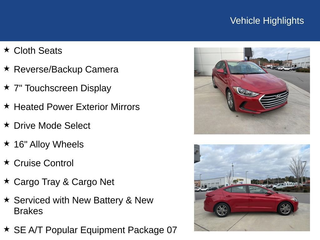 Used 2017 Hyundai Elantra SE image 29