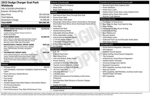 Used 2023 Dodge Charger Scat Pack RWD image 3