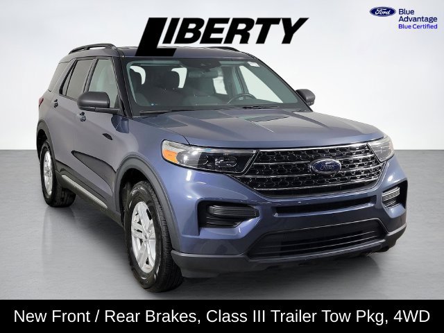 Certified 2021 Ford Explorer XLT w/ Class III Trailer Tow Package AWD/4WD 360° Tour
