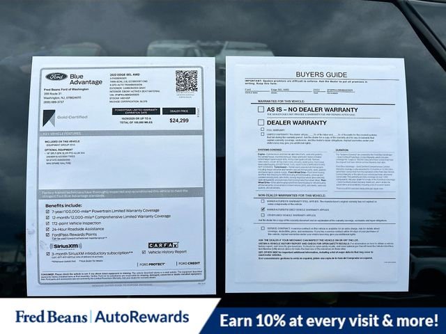 Certified 2022 Ford Edge SEL image 37
