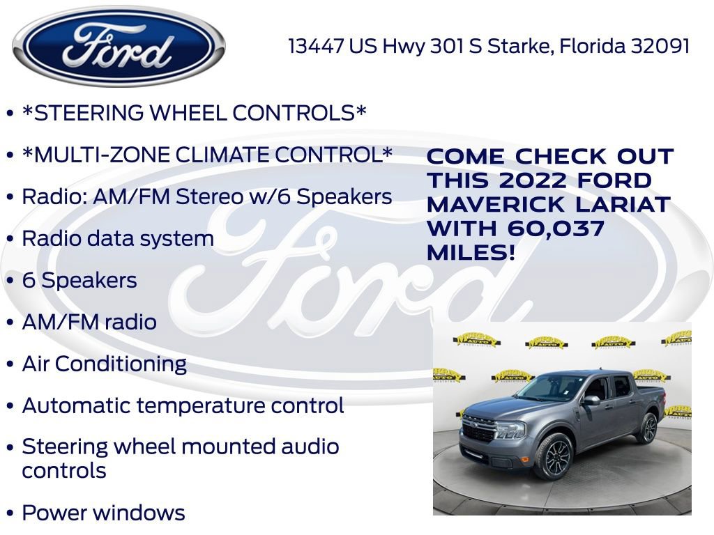 Certified 2022 Ford Maverick Lariat FWD image 15