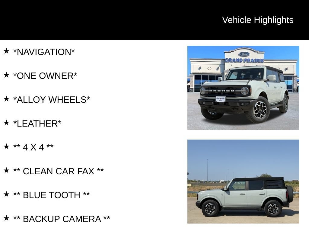 Certified 2024 Ford Bronco Outer Banks AWD/4WD image 4