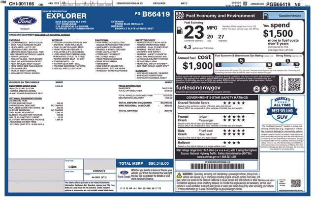 Certified 2023 Ford Explorer XLT w/ Equipment Group 202A AWD/4WD image 15