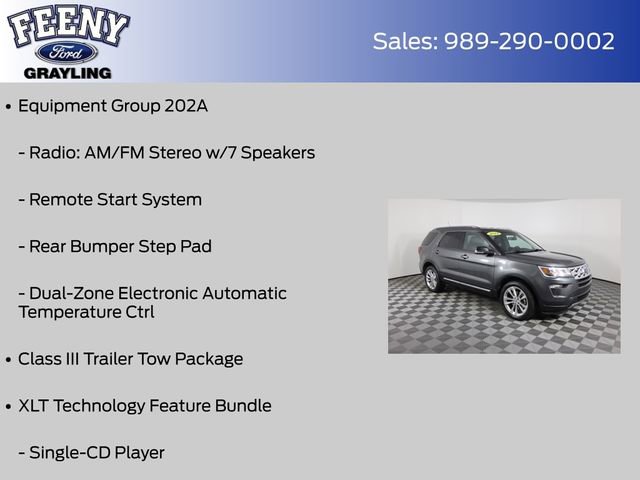 Certified 2018 Ford Explorer XLT w/ Equipment Group 202A image 8