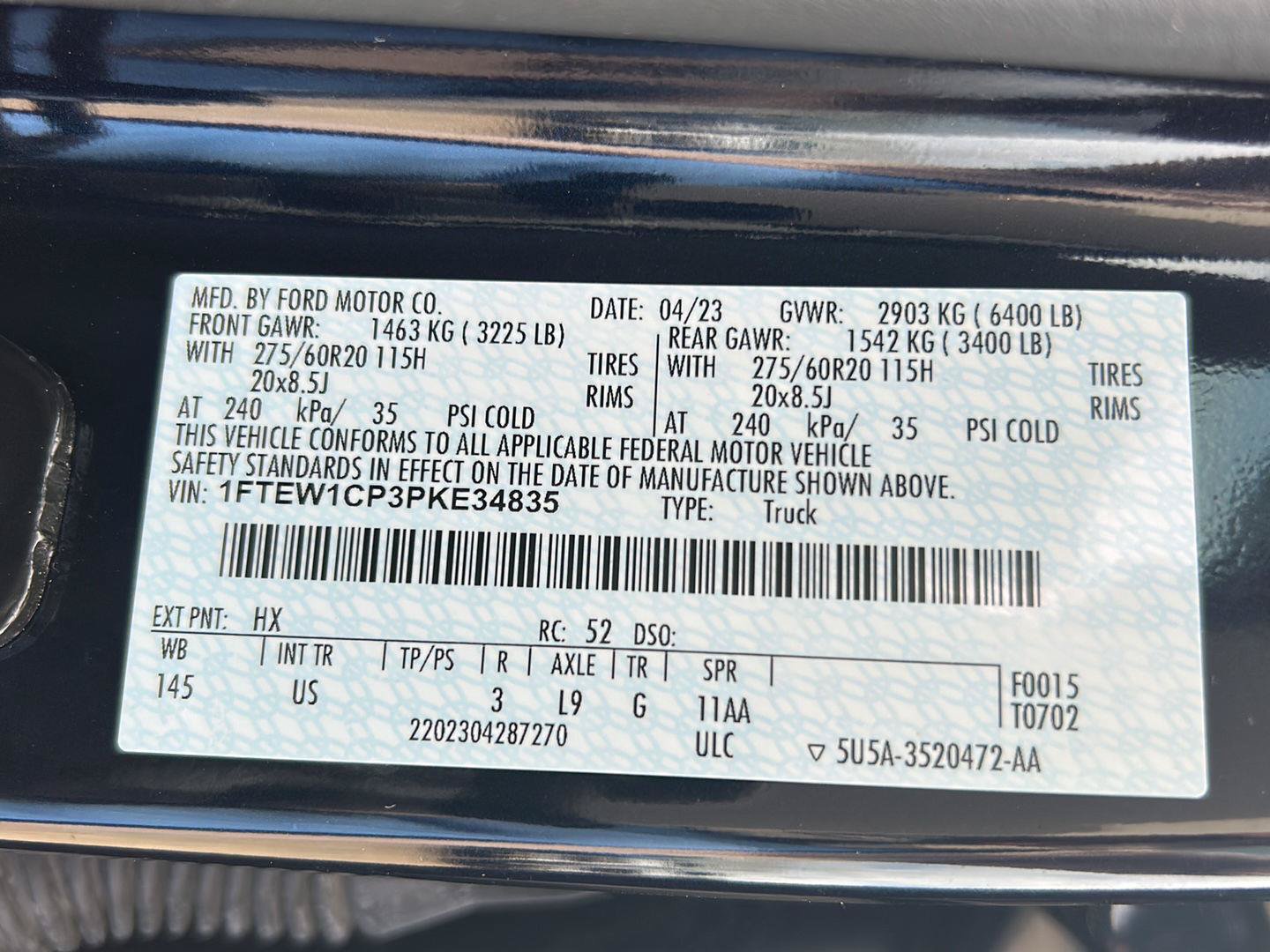 Certified 2023 Ford F150 XLT w/ Equipment Group 302A High RWD image 32