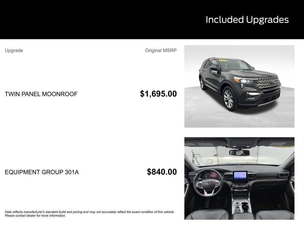 Certified 2023 Ford Explorer Limited w/ Equipment Group 301A image 11