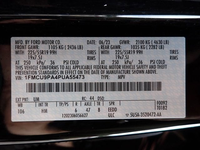 Certified 2023 Ford Escape ST-Line Elite AWD/4WD image 23