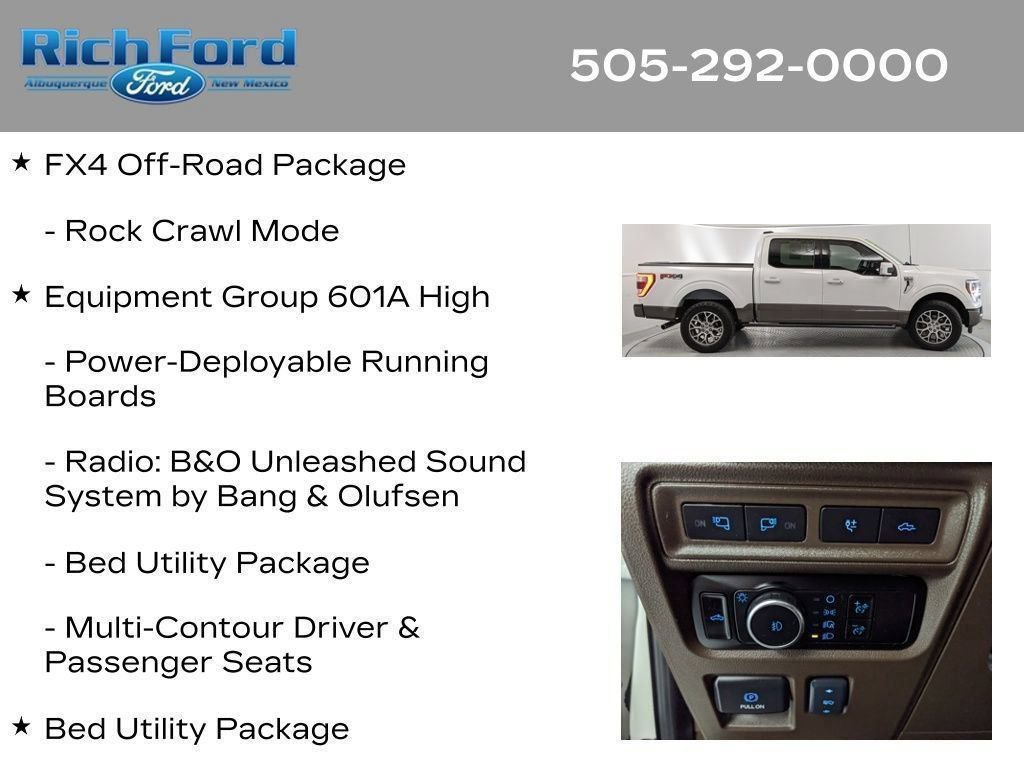 Certified 2023 Ford F150 King Ranch w/ Equipment Group 601A High AWD/4WD image 49