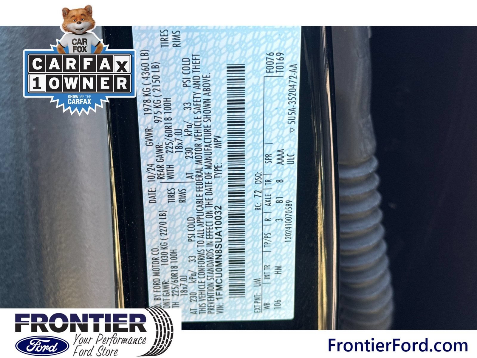 Certified 2025 Ford Escape ST-Line FWD image 28