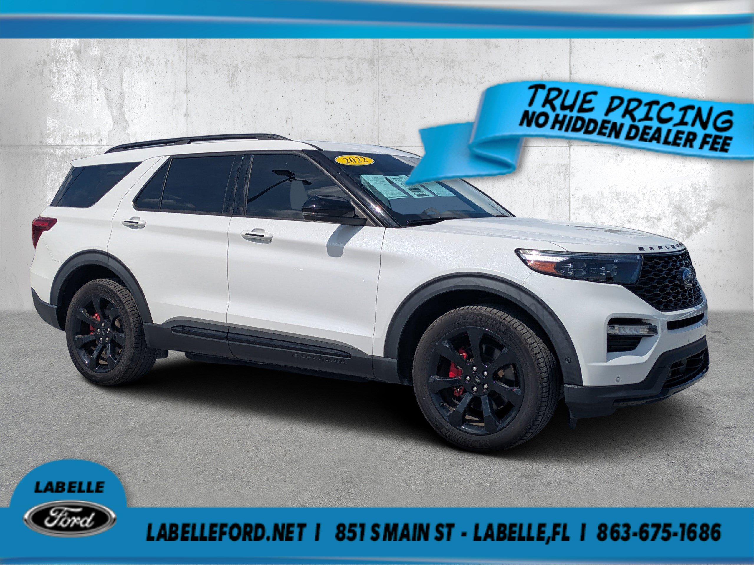 Certified 2022 Ford Explorer ST w/ Equipment Group 401A AWD/4WD image 1