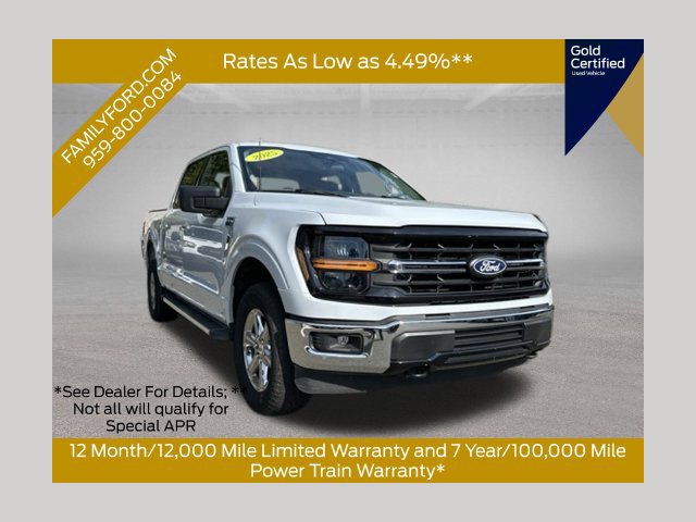 Certified 2025 Ford F150 XLT w/ Equipment Group 301A Standard