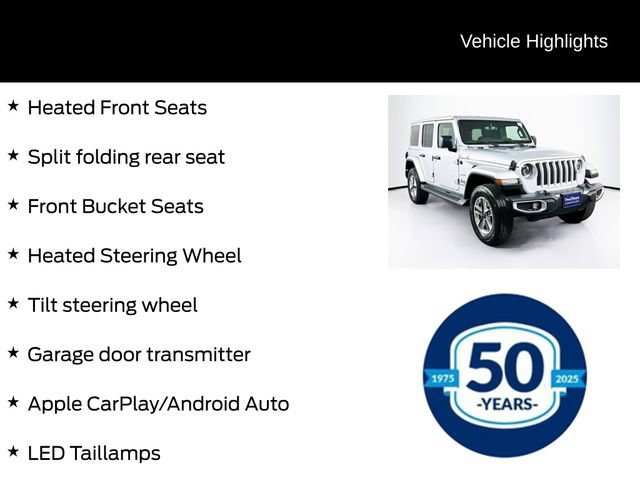 Used 2023 Jeep Wrangler Unlimited Sahara w/ LED Lighting Group AWD/4WD image 16