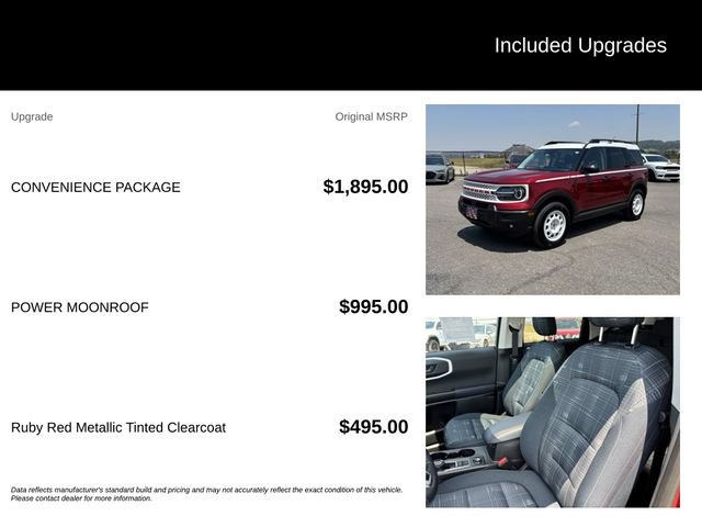 Certified 2025 Ford Bronco Sport Heritage w/ Convenience Package AWD/4WD image 5
