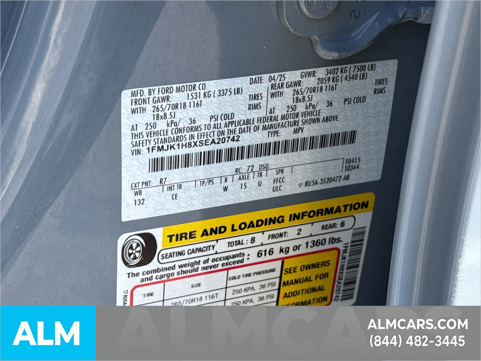 Certified 2025 Ford Expedition Max Active RWD image 37