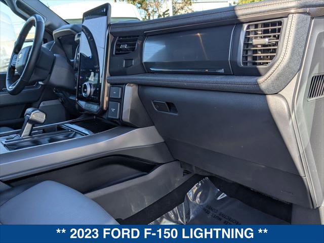 Certified 2023 Ford F150 Lightning Lariat w/ Equipment Group 511A High image 22