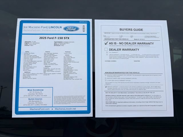 Certified 2025 Ford F150 STX AWD/4WD image 32