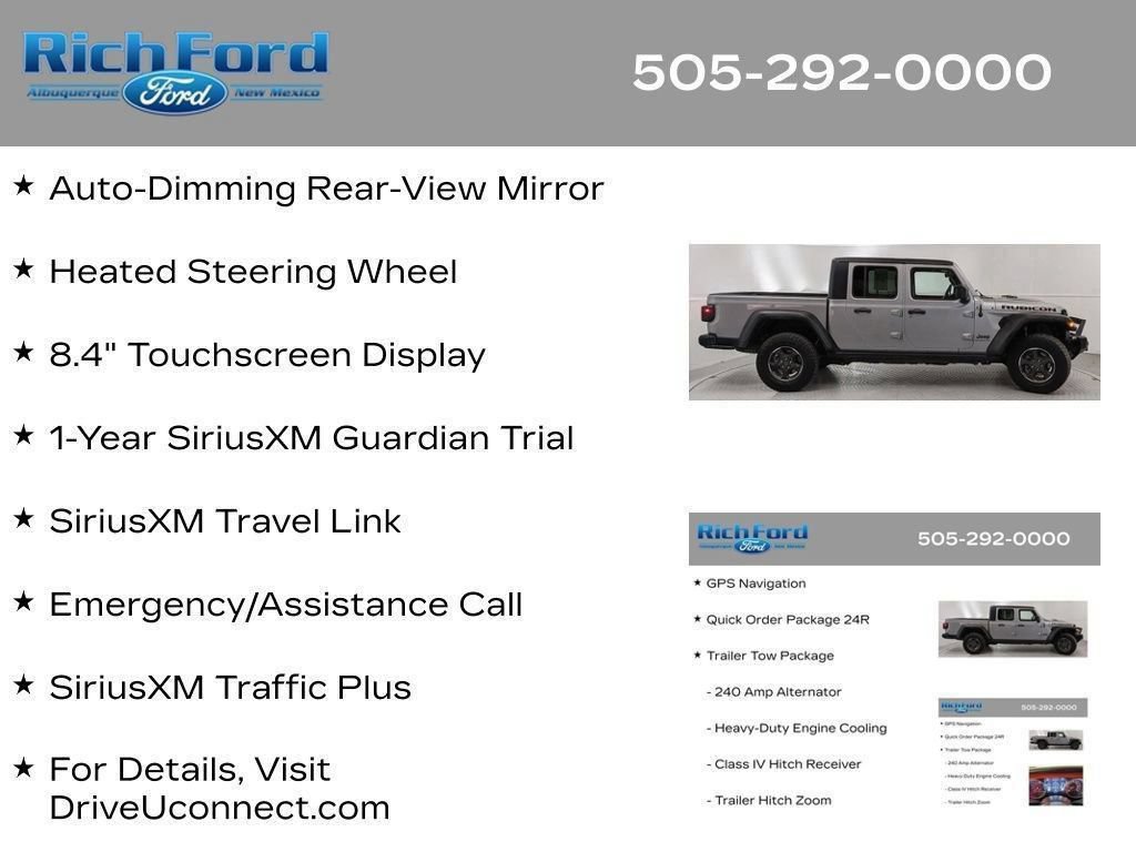 Used 2021 Jeep Gladiator Rubicon AWD/4WD image 70