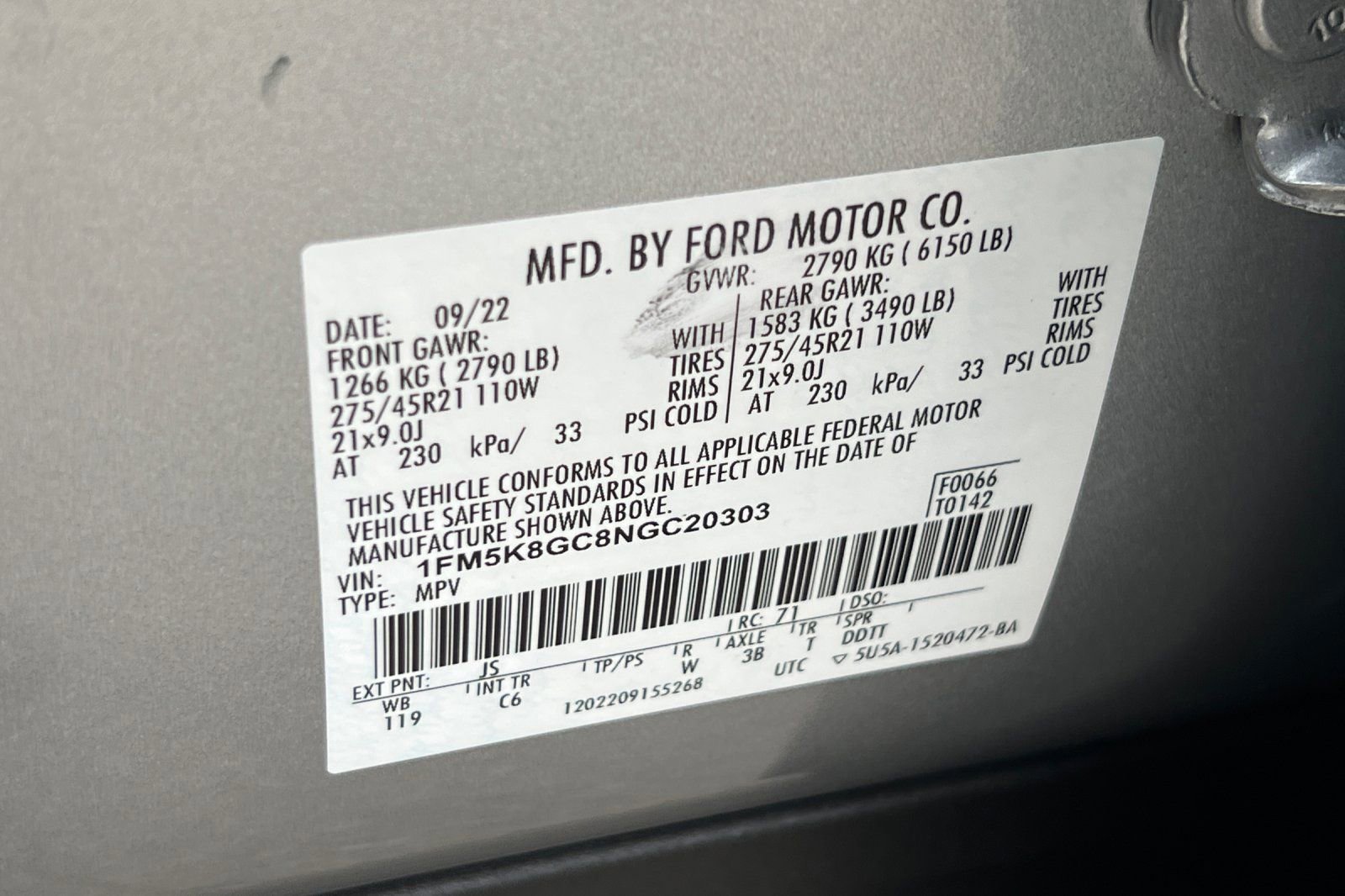 Certified 2022 Ford Explorer ST w/ Equipment Group 401A image 30