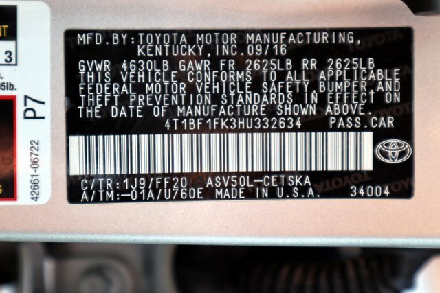 Used 2017 Toyota Camry SE image 34