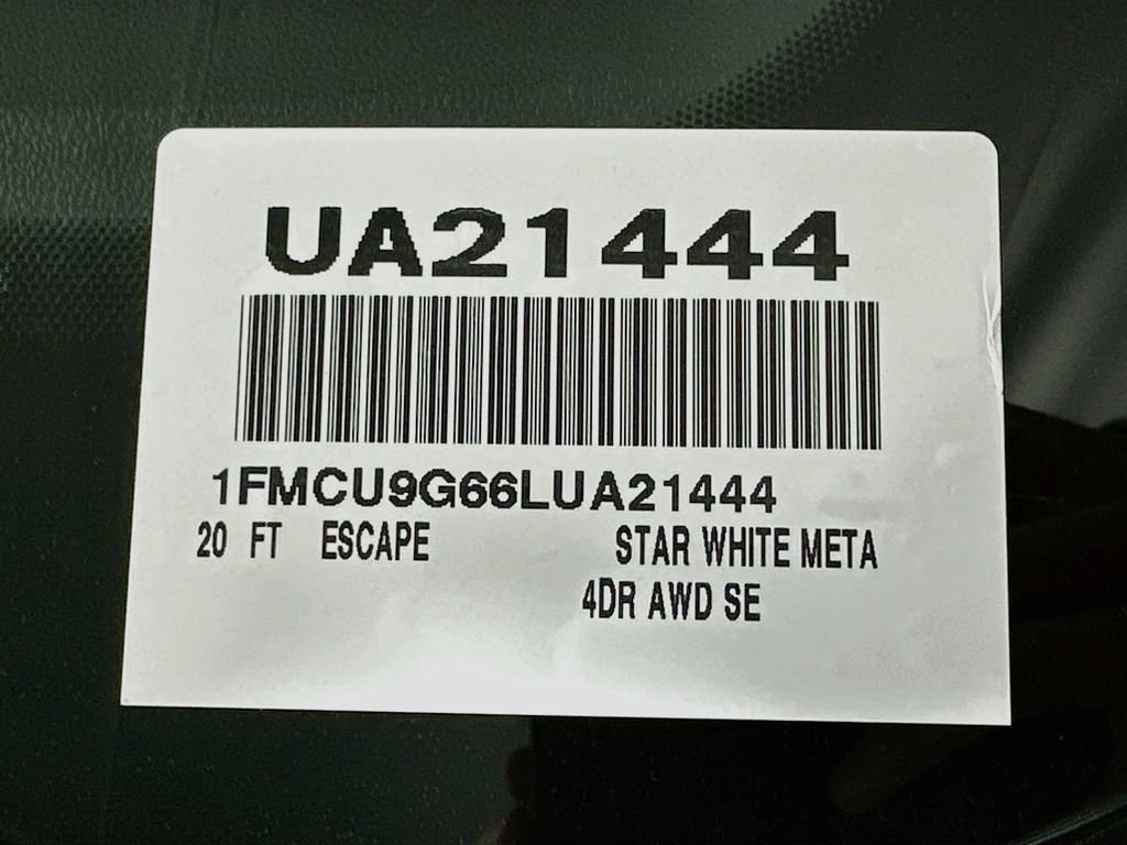 Certified 2020 Ford Escape SE AWD/4WD image 22