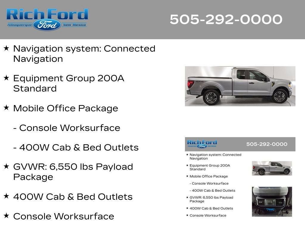 Certified 2024 Ford F150 STX w/ Mobile Office Package AWD/4WD image 11