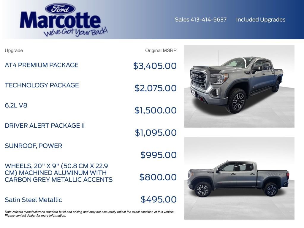 Used 2022 GMC Sierra 1500 AT4 w/ AT4 Premium Package AWD/4WD image 4