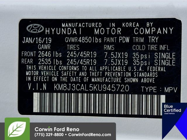 Used 2019 Hyundai Tucson Night w/ Cargo Package image 35