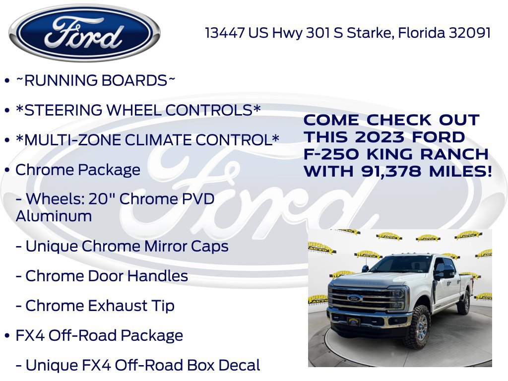 Certified 2023 Ford F250 King Ranch w/ Chrome Package AWD/4WD image 17