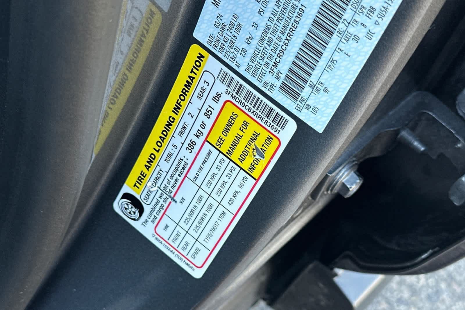 Certified 2024 Ford Bronco Sport Outer Banks w/ Topo Graphic Package image 27