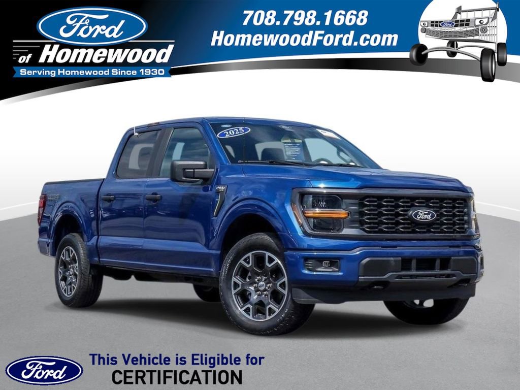 Certified 2025 Ford F150 STX w/ Equipment Group 200A AWD/4WD image 1