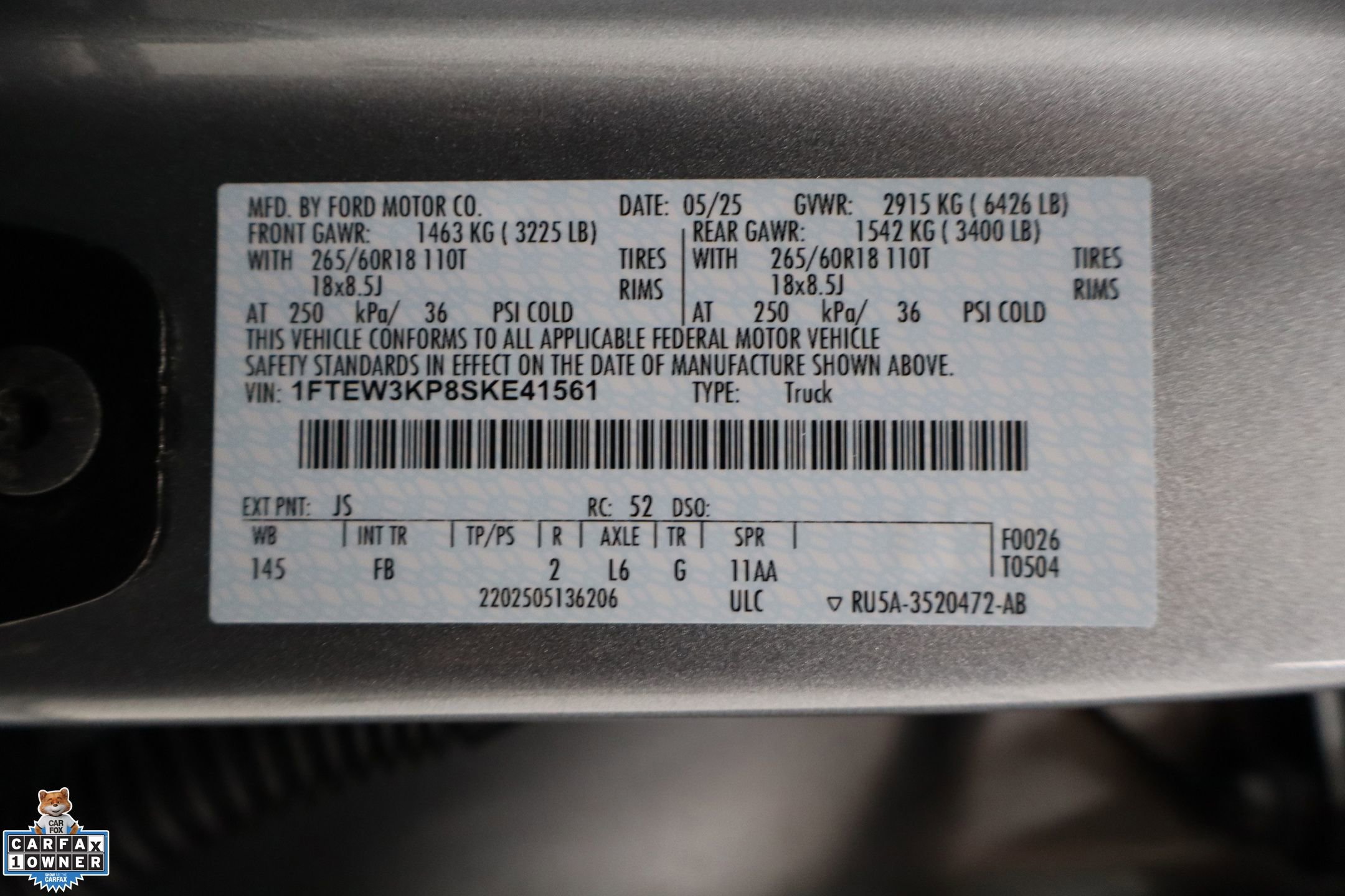 Certified 2025 Ford F150 XLT w/ Equipment Group 302A MID RWD image 31