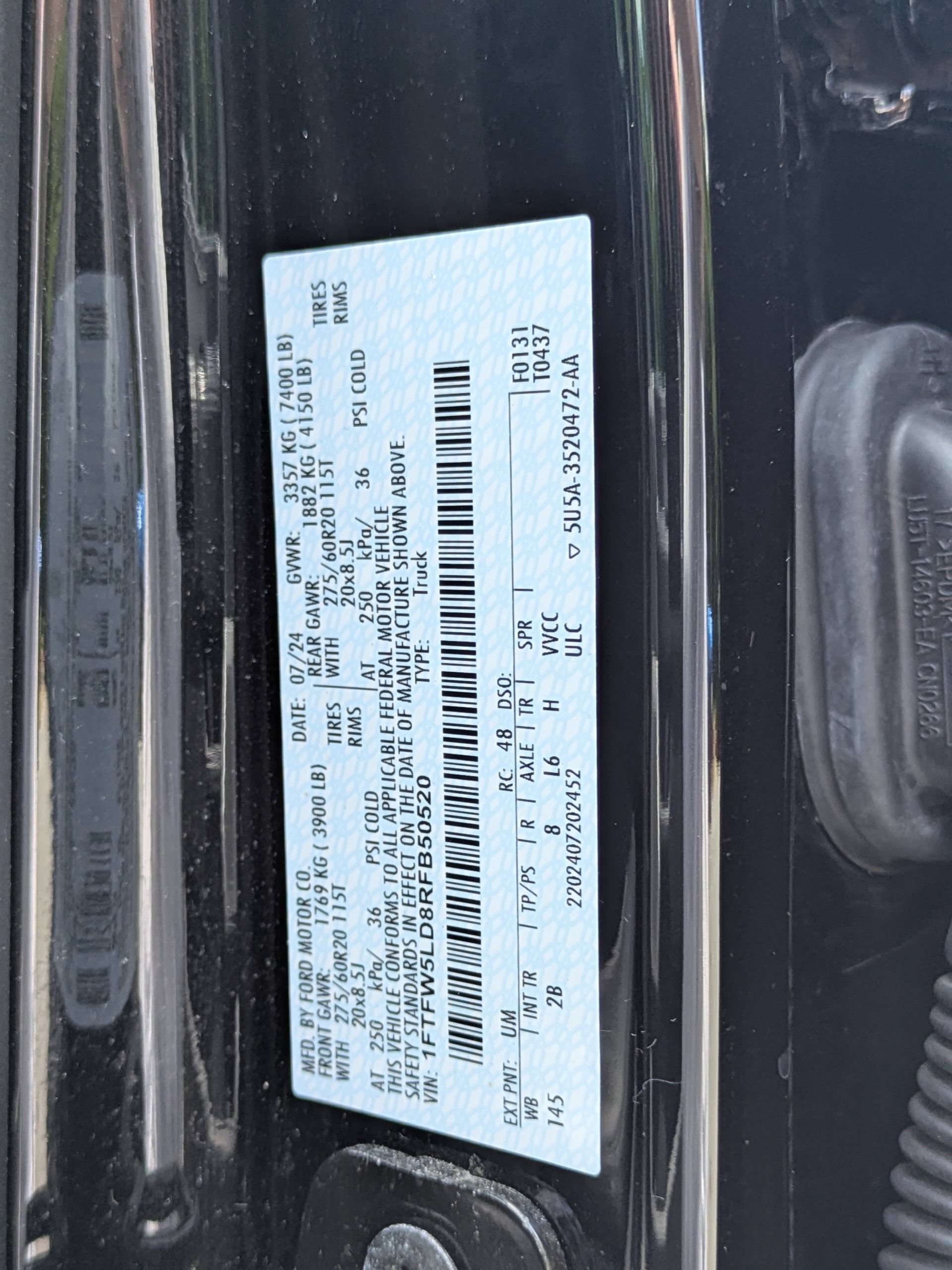Certified 2024 Ford F150 Lariat w/ Equipment Group 502A High AWD/4WD image 43