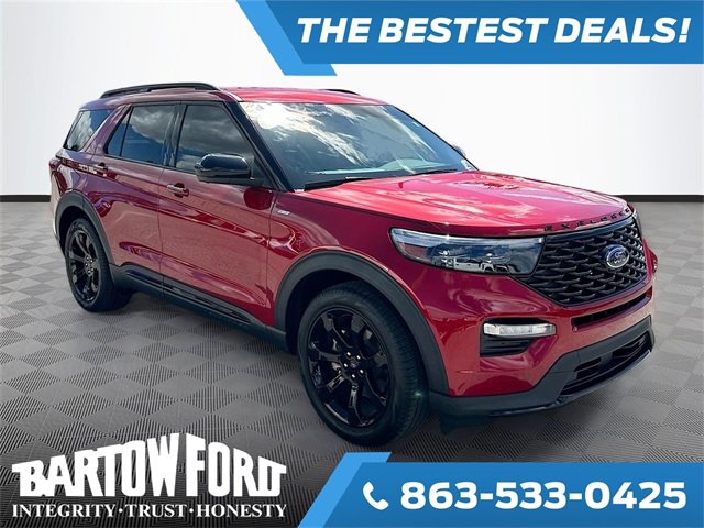 Certified 2023 Ford Explorer ST-Line w/ Class IV Trailer Tow Package